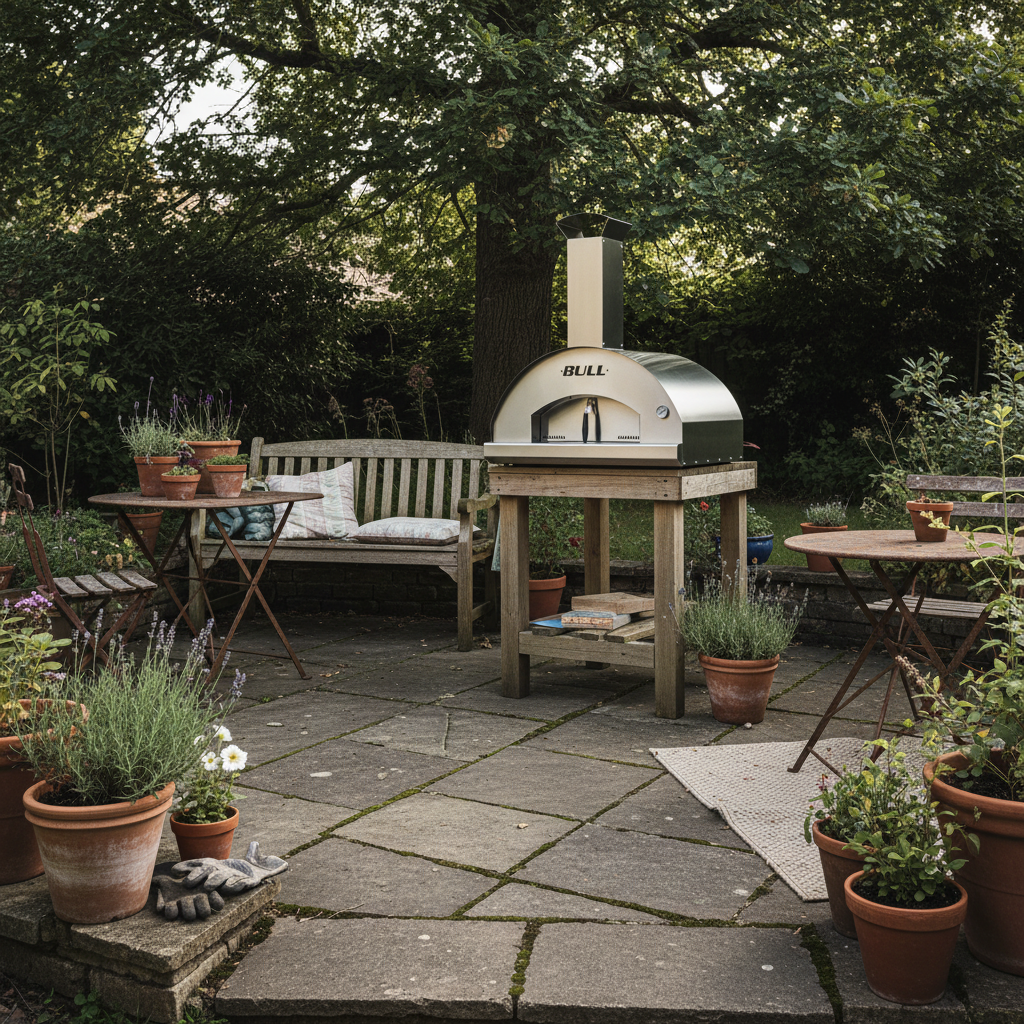 Bull, Extra Large, Wood Fired Pizza Oven - Anthracite