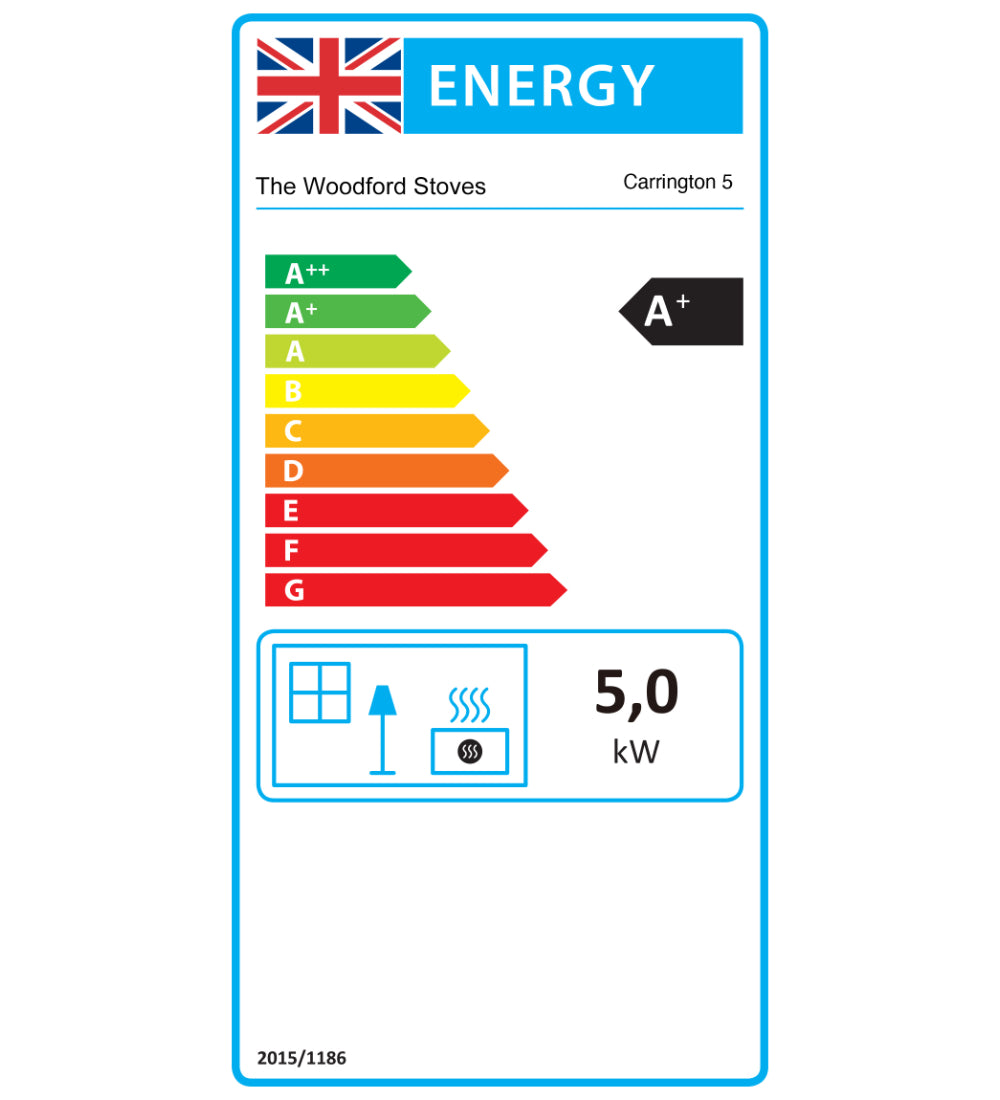 Woodford Carrington 5 Multifuel EcoDesign Stove 5kW