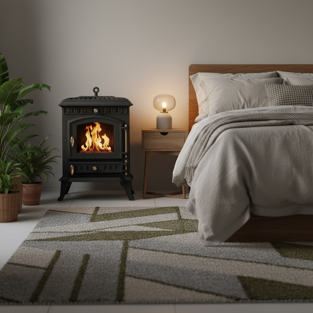 ScandiFlames, Molde, Cast Iron Bioethanol Stove,  1.5L Indoor Fireplace