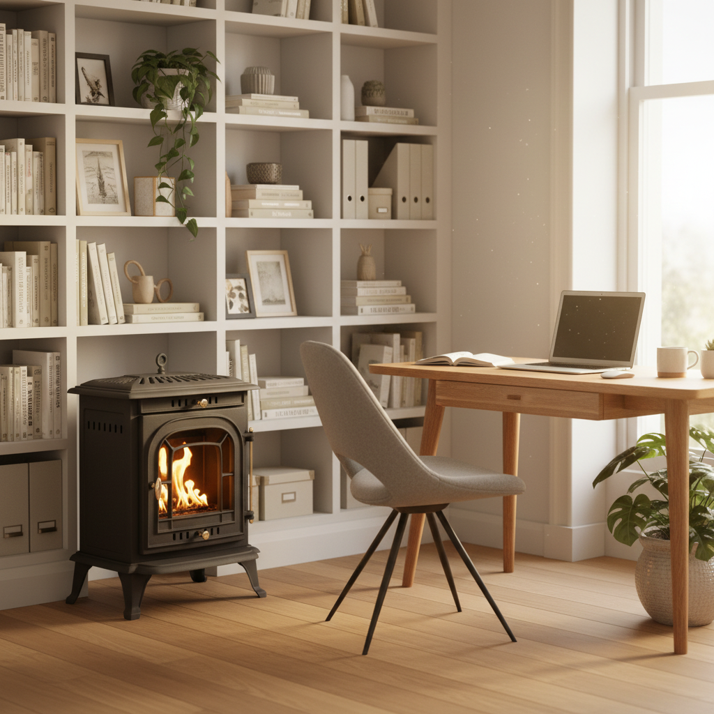 ScandiFlames, Altar, Cast Iron Bioethanol Fireplace,  Freestanding Indoor