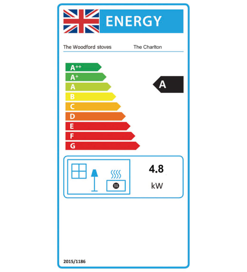 Woodford Charlton Freestanding Stove 4.8kW Ecodesign DEFRA