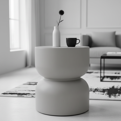 Elementi, Chronos Side Table, Space Grey Outdoor/Indoor