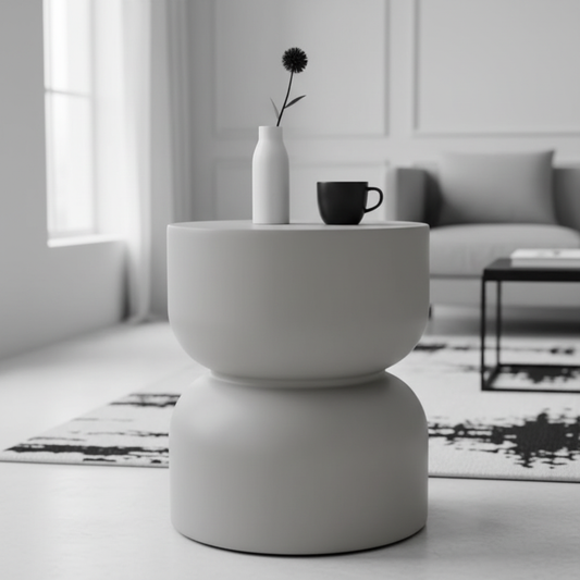 Elementi, Chronos Side Table, Space Grey Outdoor/Indoor