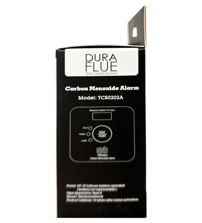 Dura Flue Carbon Monoxide Alarm with 10 Year Battery and Guarantee