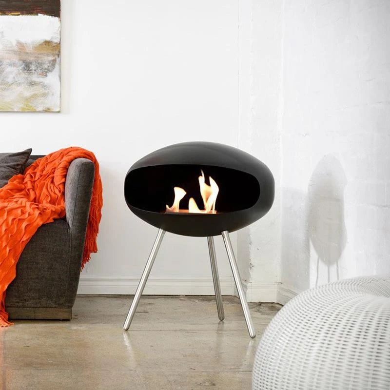 Cocoon Terra Bioethanol Fireplace Matte Black