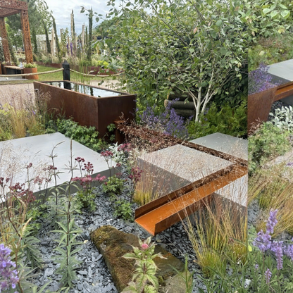 Corten Steel Water Trough Pond