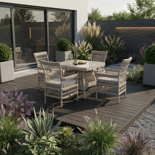 Provence Collection Outdoor 4 Seater Dining Set