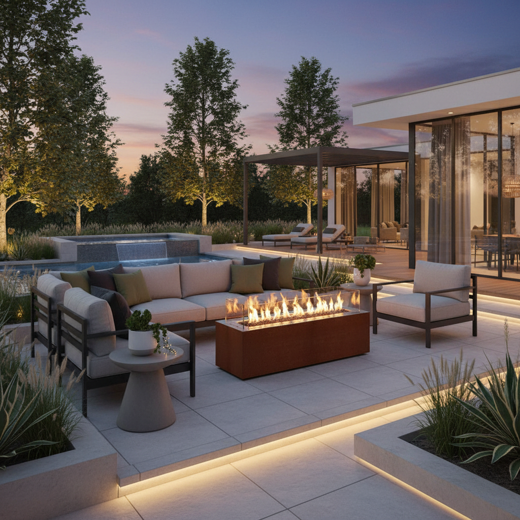 Contemporary outdoor living