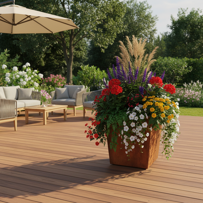 Harrogate – Corten Steel Tapered Garden Planter