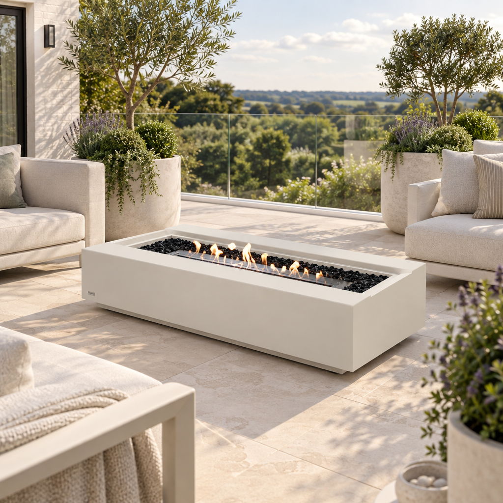 EcoSmart Fire Cosmo 50 Fire Table with Smokeless Bioethanol Flame