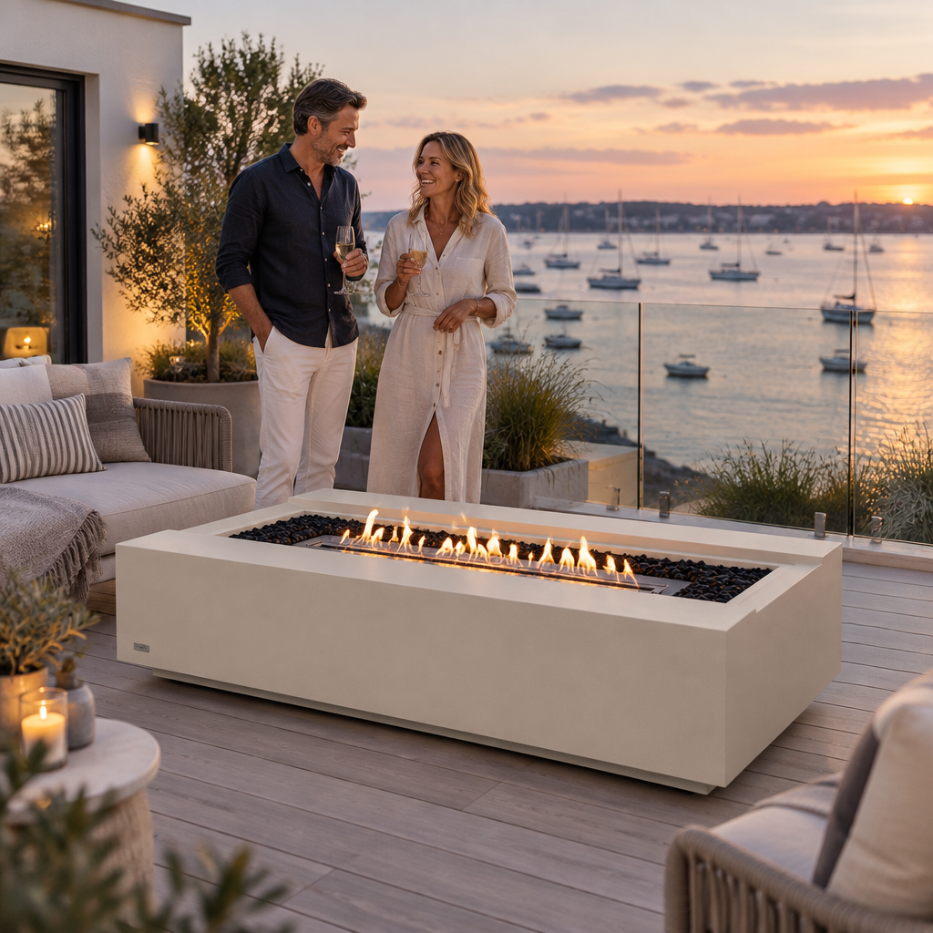 EcoSmart Fire Cosmo 50 Fire Table with Smokeless Bioethanol Flame