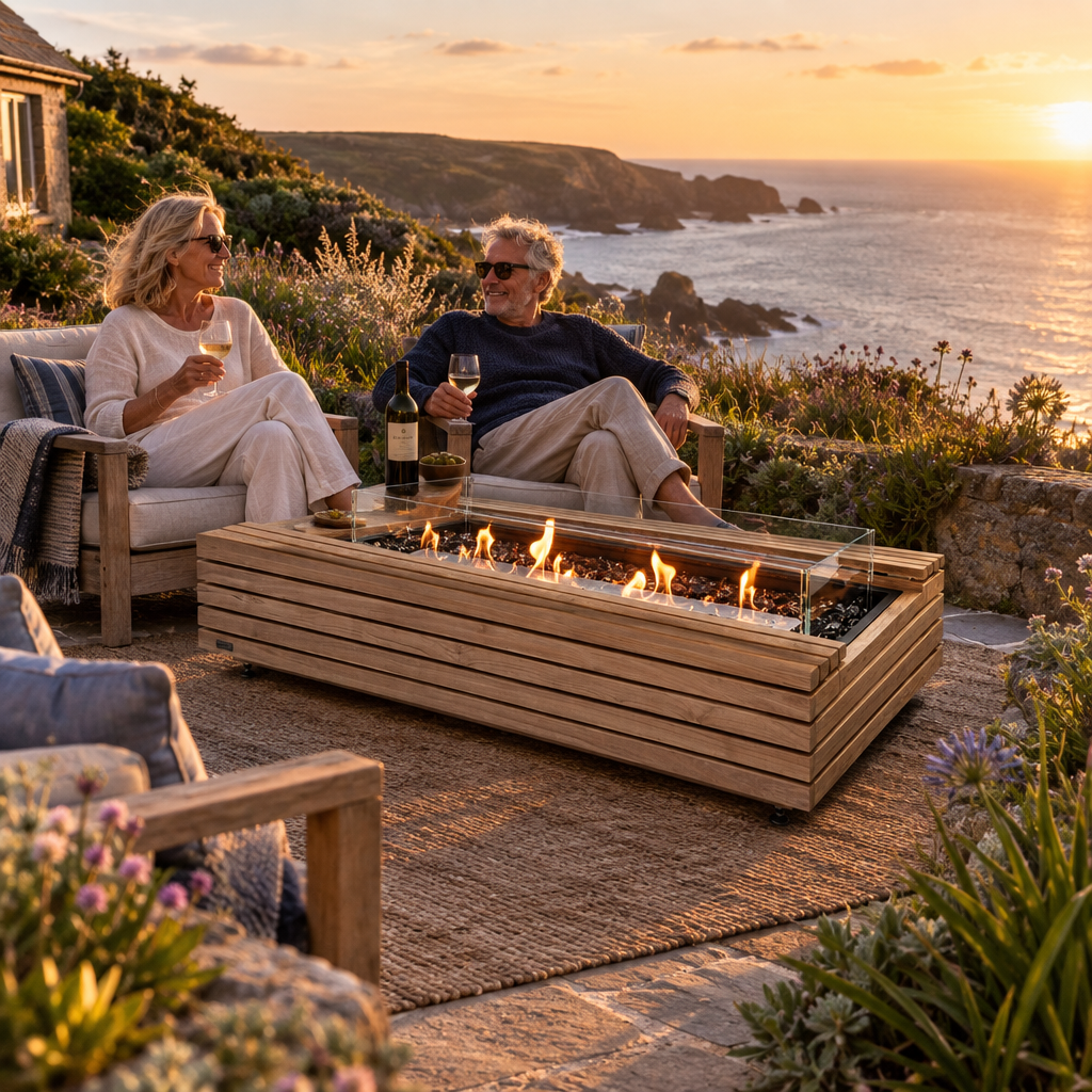 EcoSmart Fire Cosmo 50 Fire Table with Smokeless Bioethanol Flame