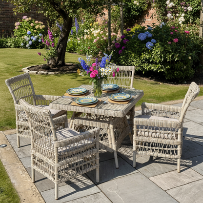 Provence Collection Outdoor 4 Seater Dining Set