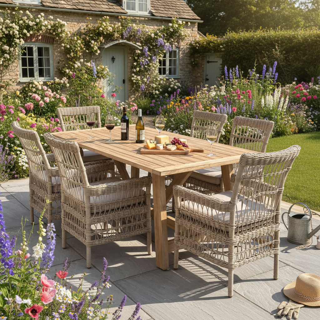 Provence Collection Outdoor Large Dining Table