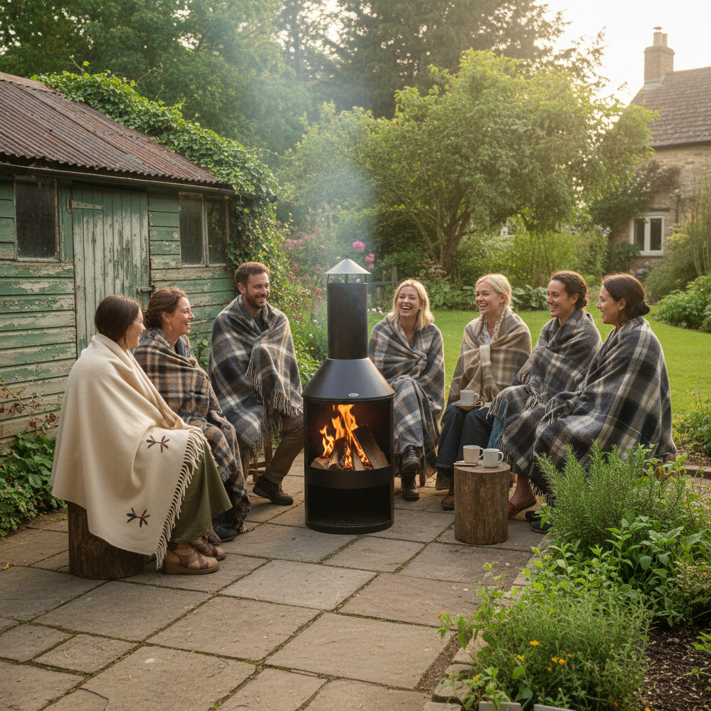 HEAT Hamar Patio Fireplace – Outdoor Wood Burner