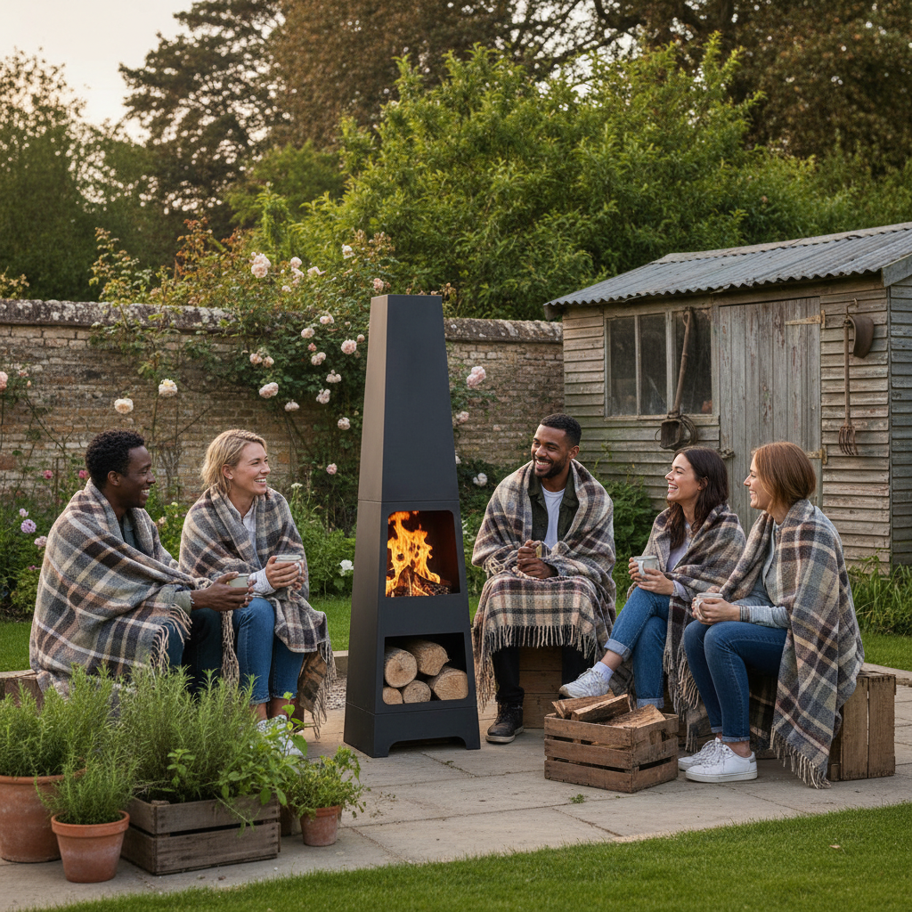 HEAT Outdoor Living Oslo Terrace Fireplace – Stylish Garden Heating