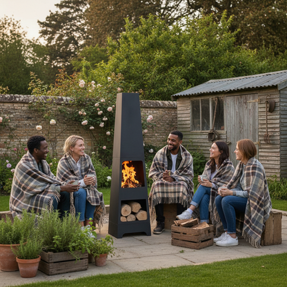 HEAT Outdoor Living Oslo Terrace Fireplace – Stylish Garden Heating
