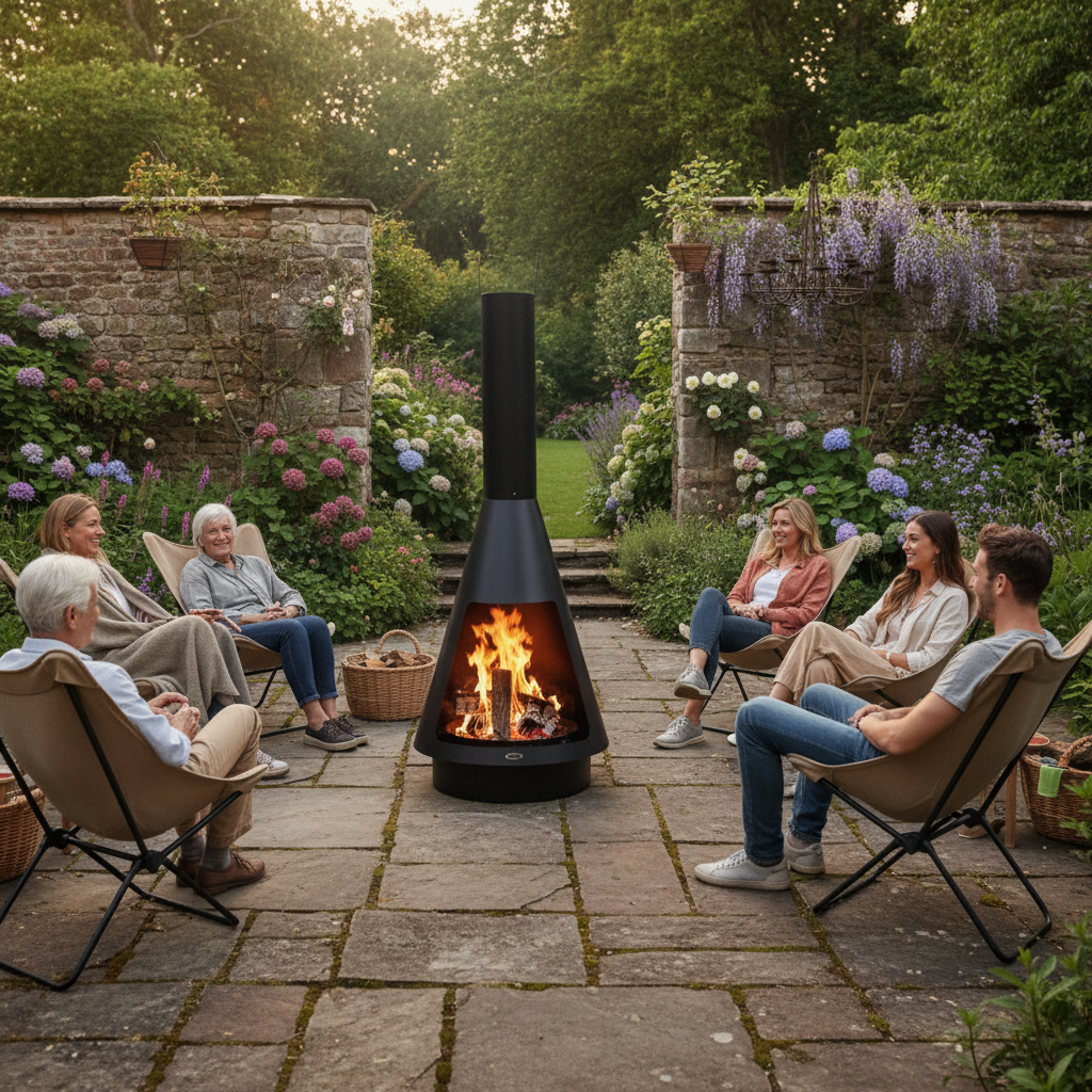 HEAT Outdoor Living La Luz 140 Terrace Fireplace – Stylish Outdoor Heating