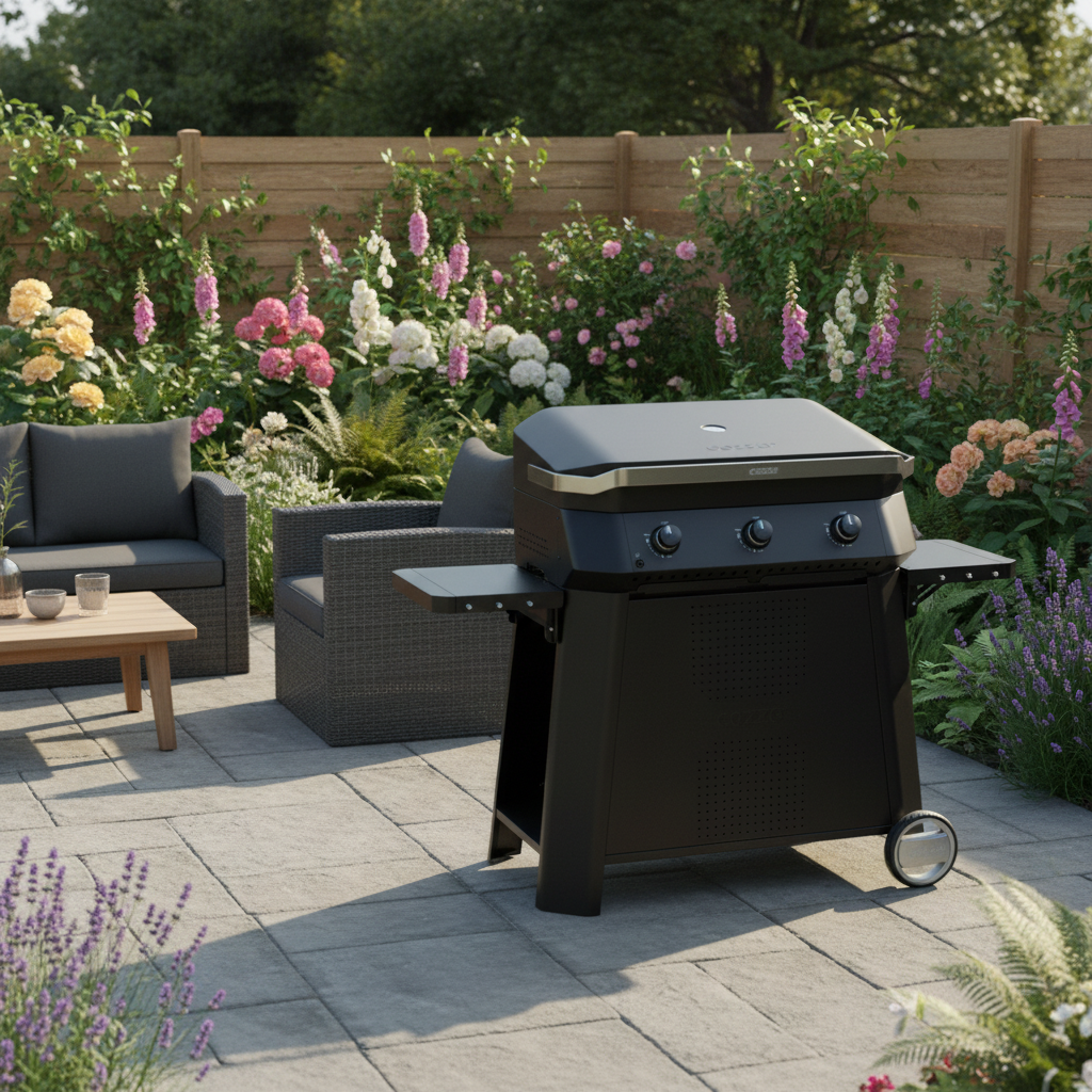 Cozze G-800 Gas Plancha Grill with 3 Burners – Outdoor Cooking