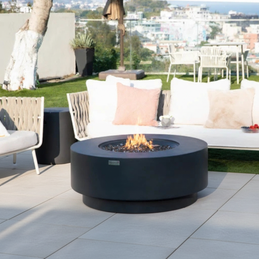 Elementi Plus, Nimes, Fire Table, Dark Grey, Concrete Outdoor