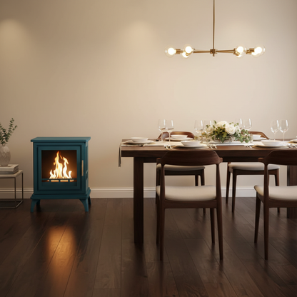 ScandiFlames Nashville Bioethanol Indoor Stove - Blue Bayou