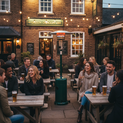 Lifestyle, Capri, Gas Patio Heater, Green