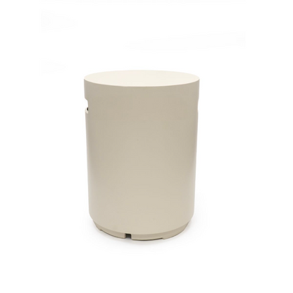 Happy Cocooning, Round Gas Bottle Enclosure, Composite - Oyster beige