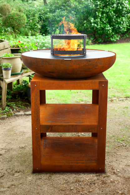 HEAT Bakka Barbecue With Grill & Storage – 80 cm Steel