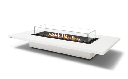 EcoSmart Daiquiri 70VL Fire Pit Table with Dual Function Design | Bioethanol Flame & Gas Burner Options