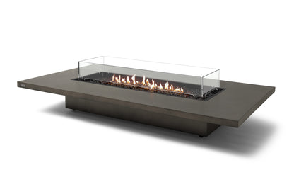 EcoSmart Daiquiri 70VL Fire Pit Table with Dual Function Design | Bioethanol Flame & Gas Burner Options
