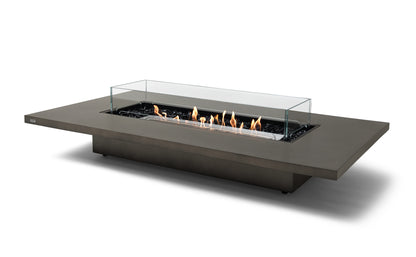 EcoSmart Daiquiri 70VL Fire Pit Table with Dual Function Design | Bioethanol Flame & Gas Burner Options