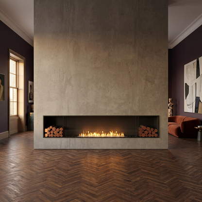 EcoSmart Fire Flex 104SS.BX2 Wide Bioethanol Fireplace Insert