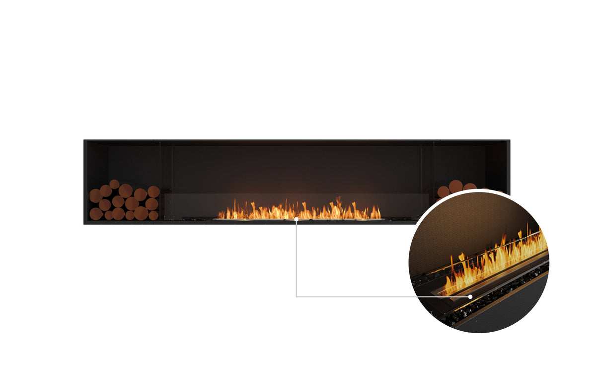 EcoSmart Fire Flex 104SS.BX2 Wide Bioethanol Fireplace Insert