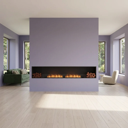 EcoSmart Fire Flex 122SS.BX2 in a contemporary living room
