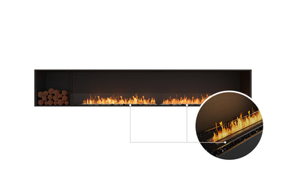 EcoSmart Fire Flex 122SS.BXL 3.3m Wide Bioethanol Fireplace Insert