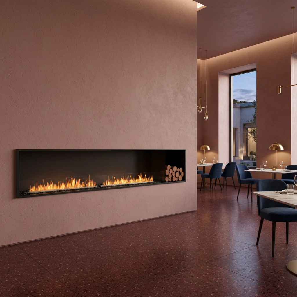 EcoSmart Fire Flex 122SS.BXR 3.3m Bioethanol Fireplace Insert