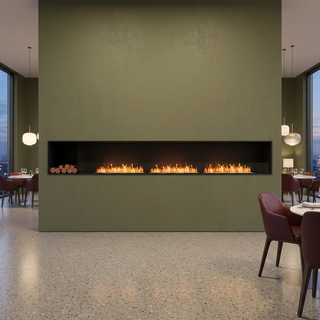 EcoSmart Fire Flex 140SS.BXL 3.77m Bioethanol Fireplace Insert