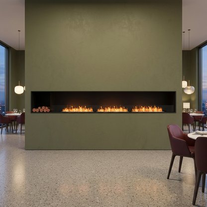 EcoSmart Fire Flex 140SS.BXL 3.77m Bioethanol Fireplace Insert