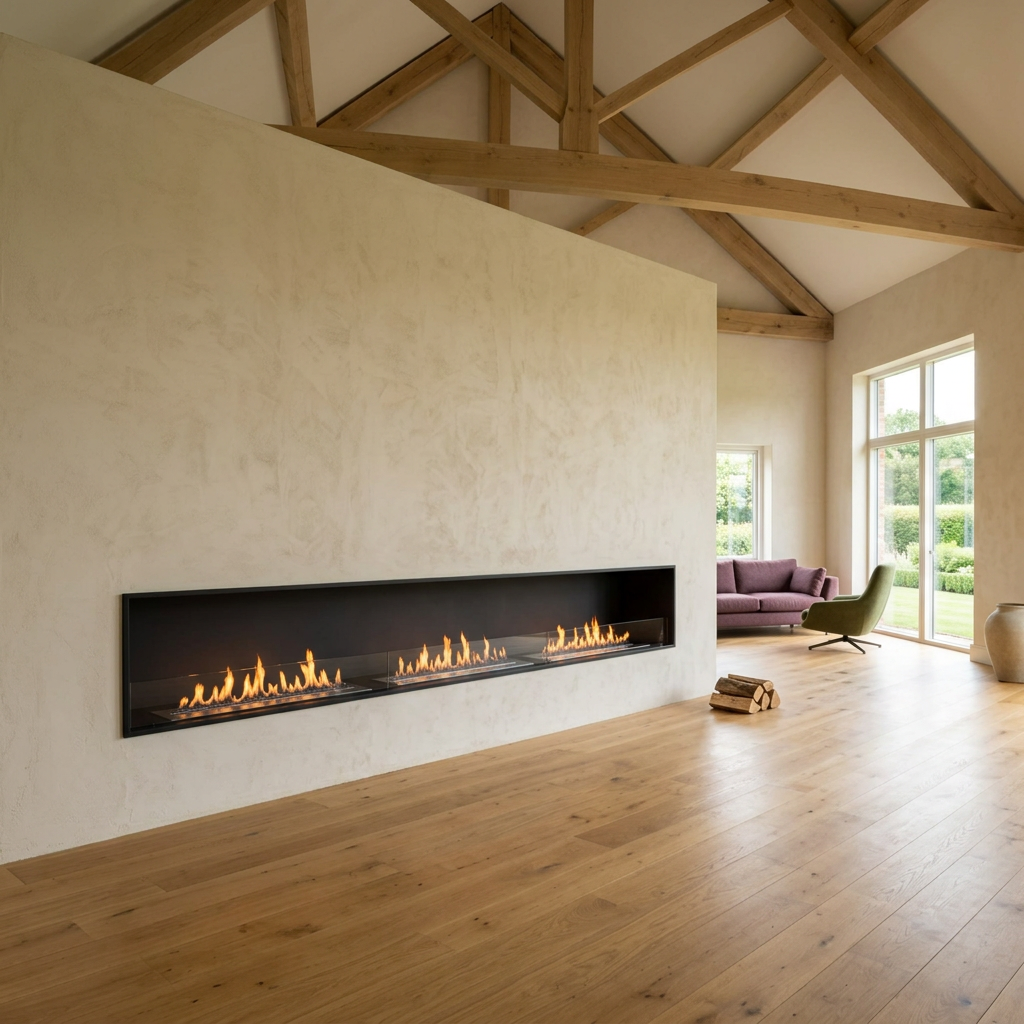 EcoSmart Fire Flex 158SS 4.23m Bioethanol Fireplace