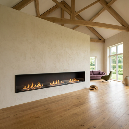 EcoSmart Fire Flex 158SS 4.23m Bioethanol Fireplace