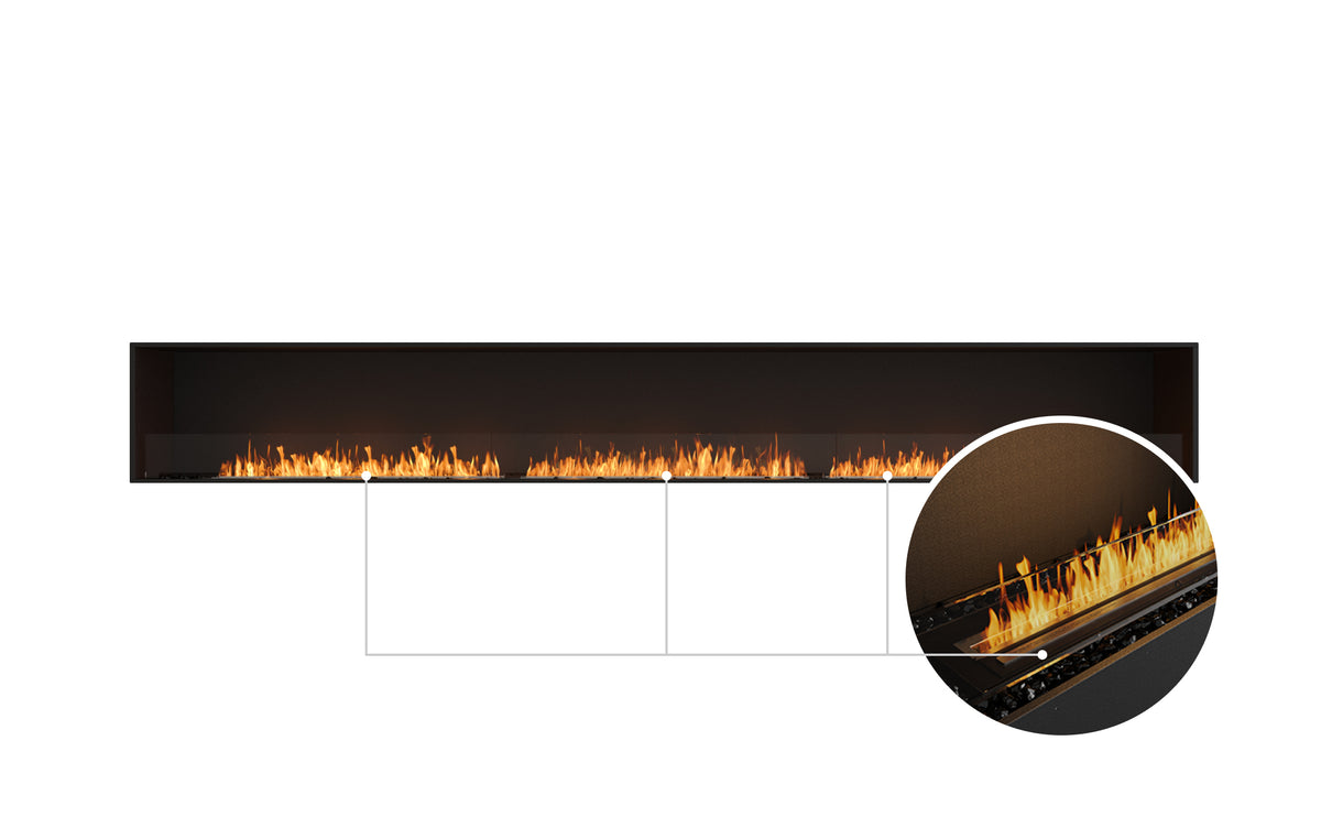 EcoSmart Fire Flex 158SS 4.23m Bioethanol Fireplace