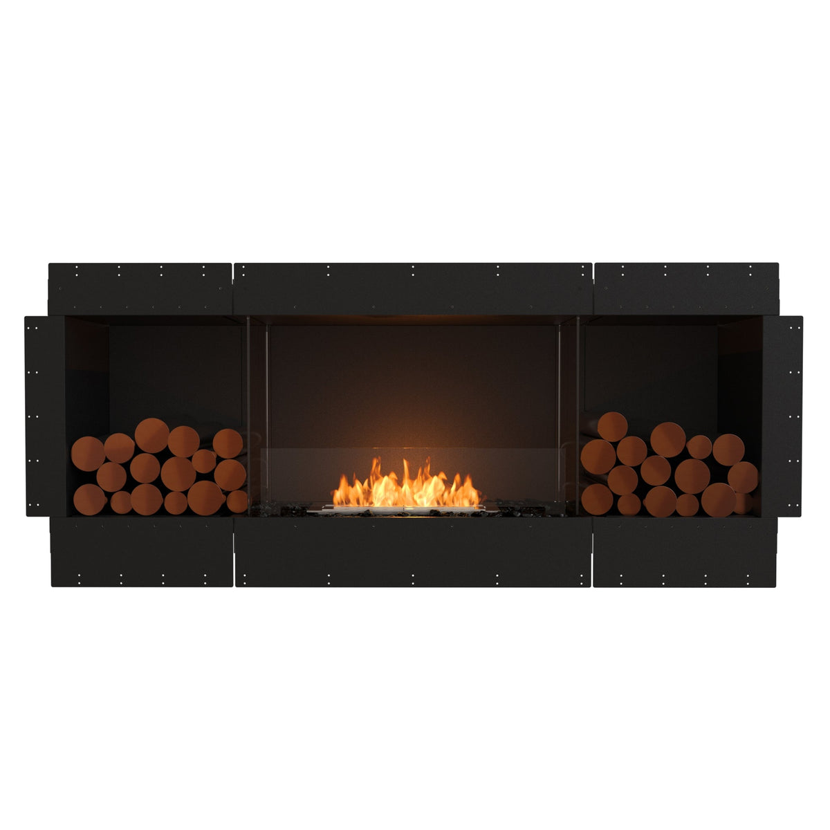 EcoSmart Fire Flex 68SS.BX2 Wide Bioethanol Fireplace with XL500 Burner