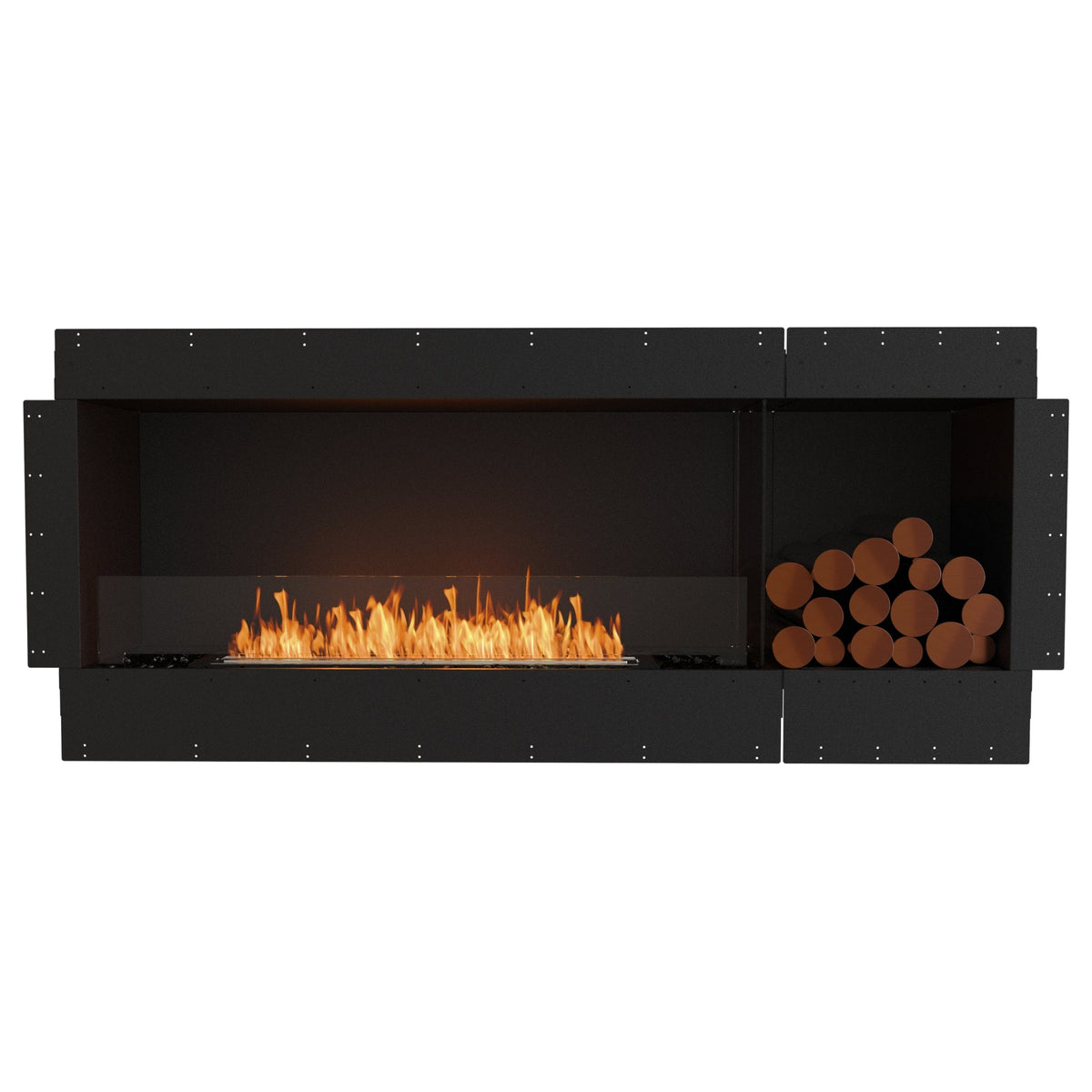 EcoSmart Fire Flex 68SS.BXR Wide Bioethanol Fireplace with XL900 Burner