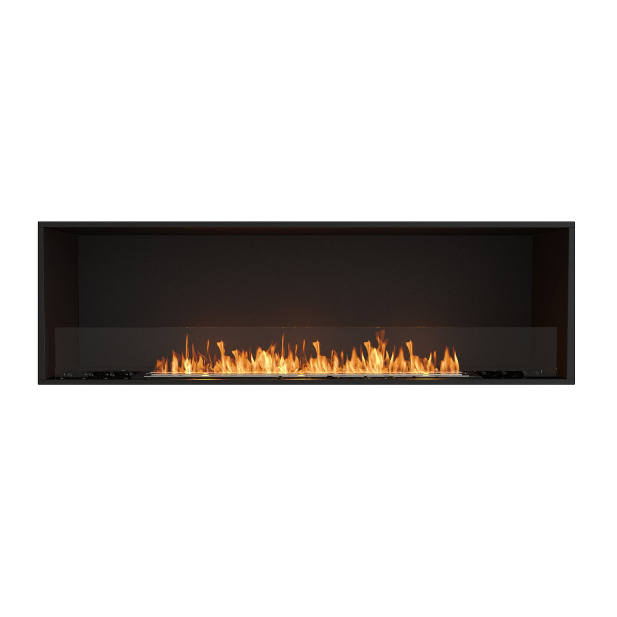 EcoSmart Fire Flex 68 Wide Bioethanol Fireplace Insert with XL1200 Burner