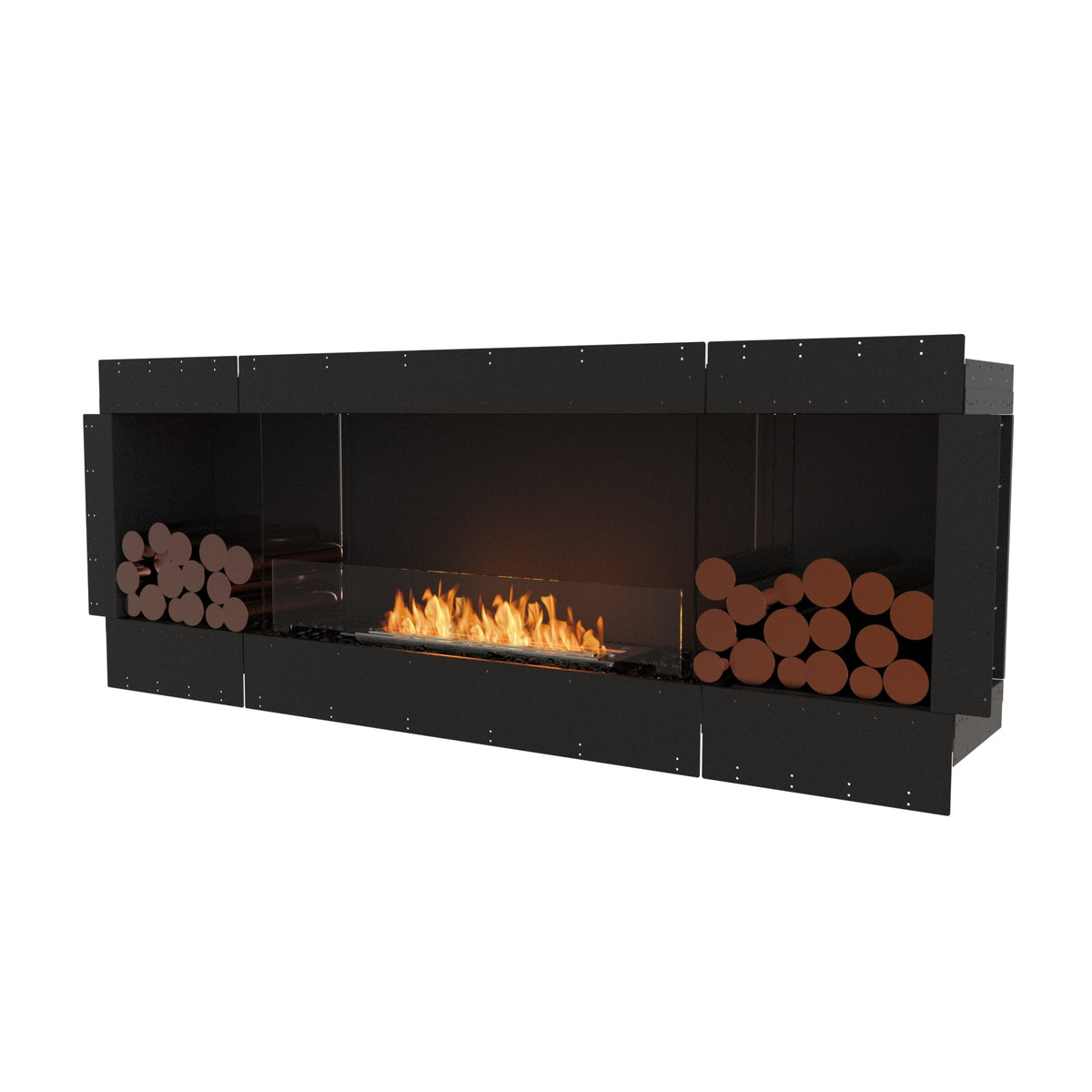EcoSmart Fire Flex 78SS.BX2 Wide Bioethanol Fireplace with XL700 Burner
