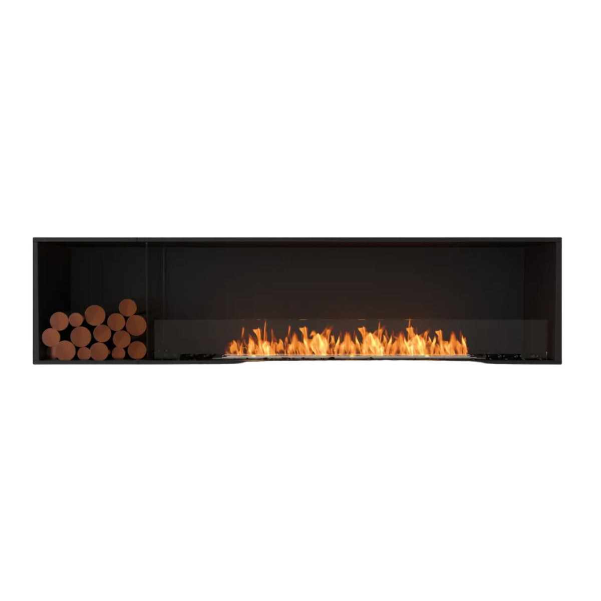 EcoSmart Fire Flex 86SS.BXL Bioethanol Fireplace with XL1200 Burner