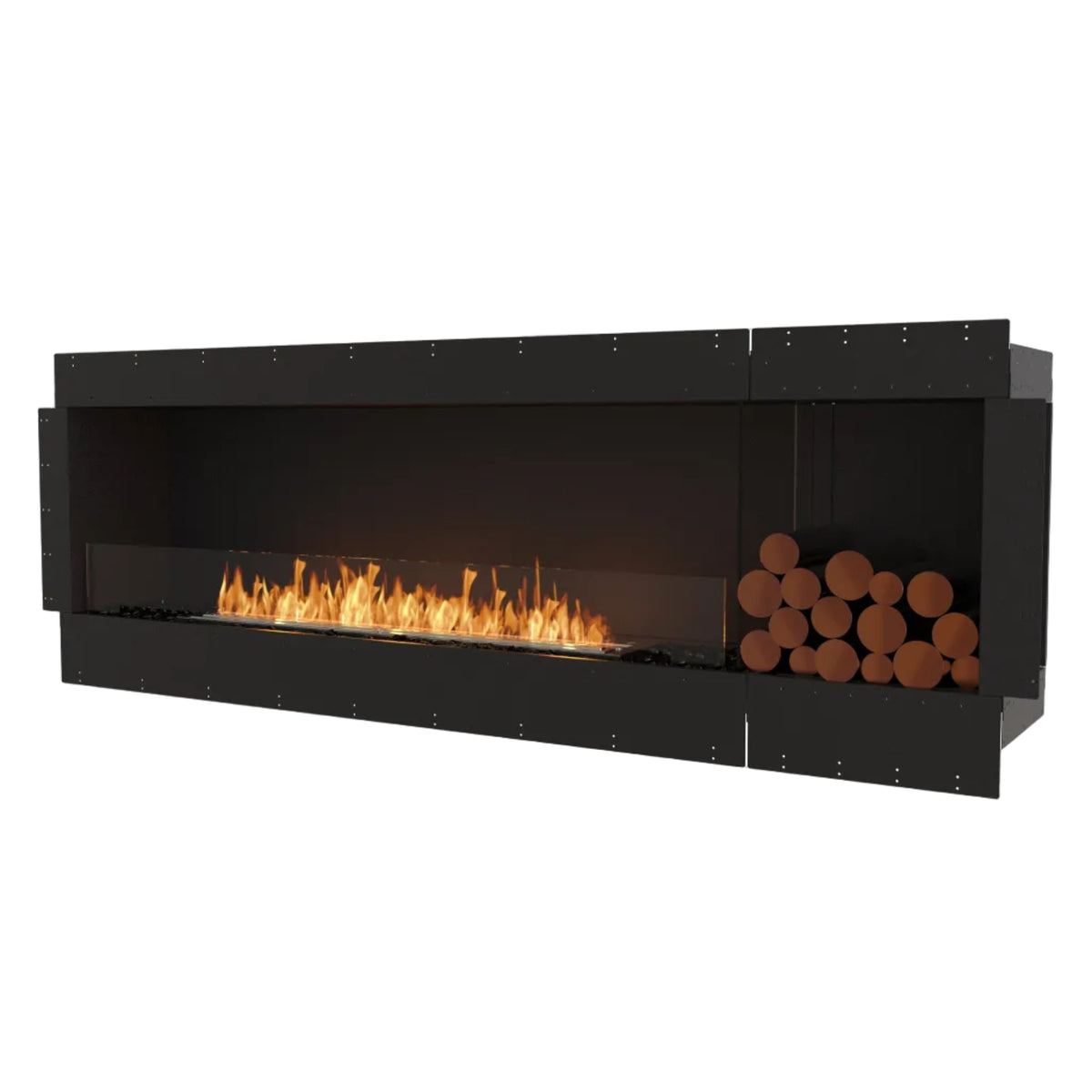 EcoSmart Fire Flex 86SS.BXR Bioethanol Fireplace with XL1200 Burner