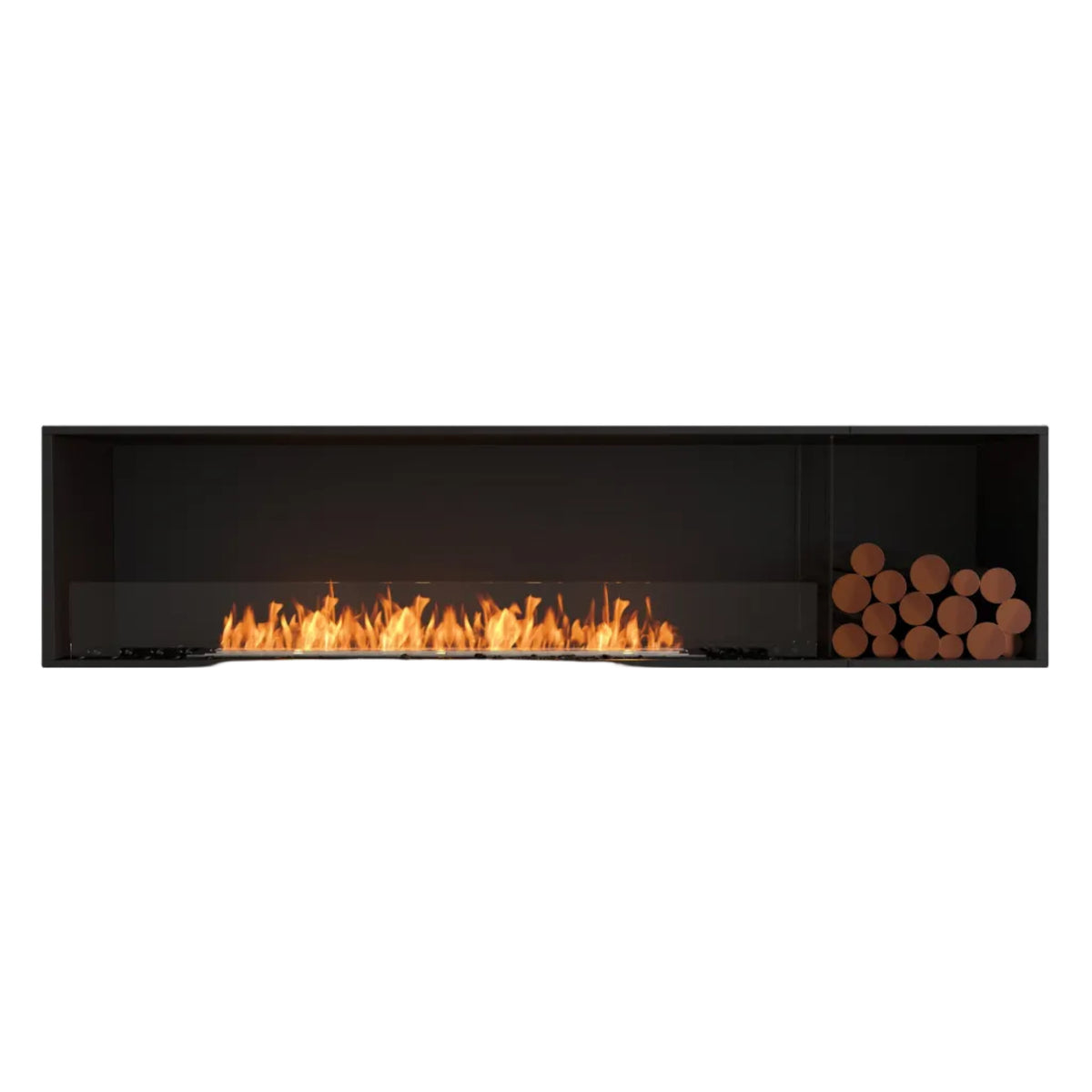 EcoSmart Fire Flex 86SS.BXR Bioethanol Fireplace with XL1200 Burner