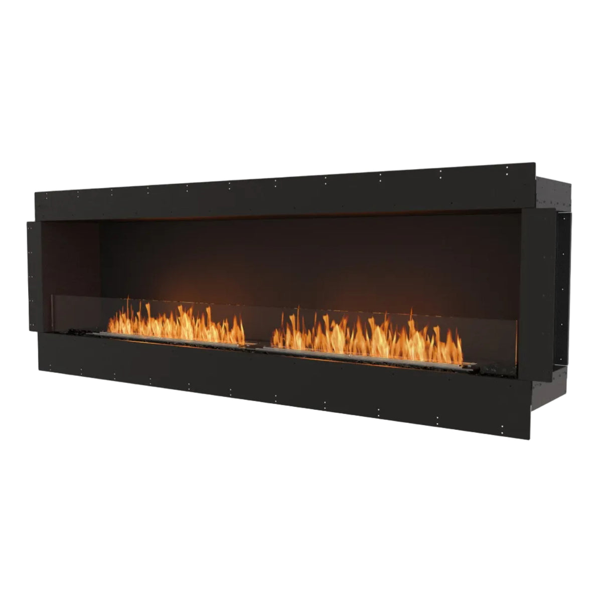 EcoSmart Fire Flex 86SS Wide Bioethanol Fireplace with Dual XL900 Burners