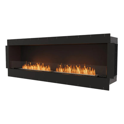 EcoSmart Fire Flex 86SS Wide Bioethanol Fireplace with Dual XL900 Burners